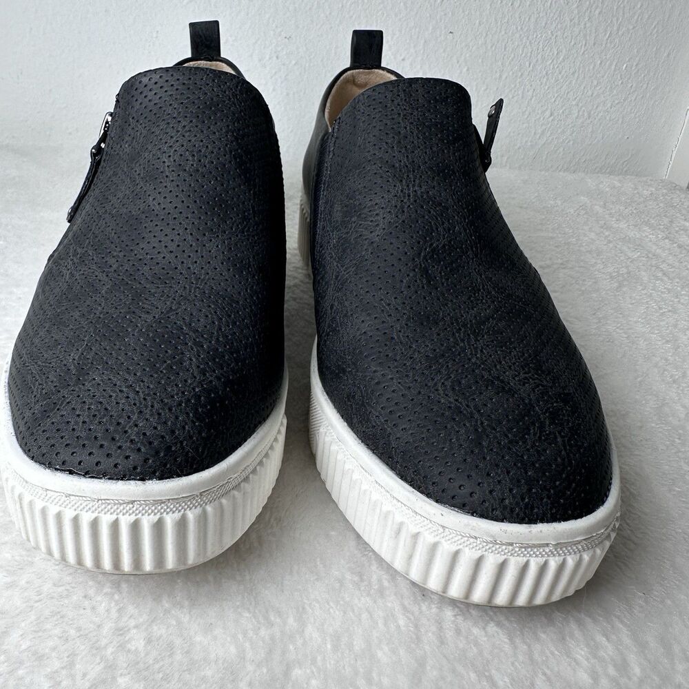 Soul Naturalizer Turner Slip-on Sneakers Women's Black FauxLeather Shoe- 7 WIDE - Picture 5 of 16
